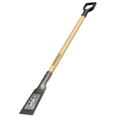 VULCAN HeavyDuty Sidewalk Scraper, 4 in W Blade, Steel Blade, Wood Handle, DShaped Handle 34551 SCR-4D